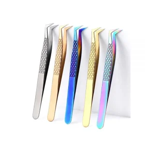 EYELASH TWEEZERS STAINLESS STEEL